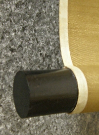 Roller End made of Ebony Wood
