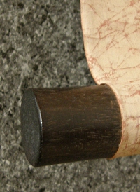 Roller End made of Ebony Wood