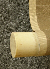 Roller End made from Antler