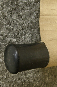 Roller End made of Black Ebony Wood
