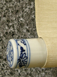 Roller End made of Japanese Pottery