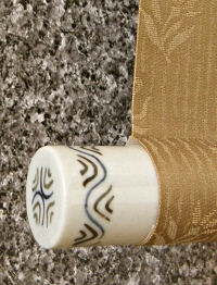 Roller End made of Japanese Pottery