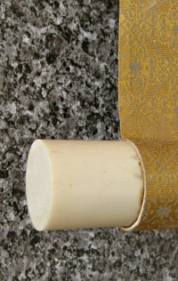 Roller End made from Ivory or Antler