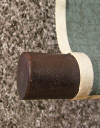 Roller End made of Ebony Wood (Shitan)