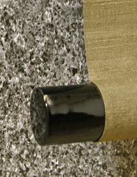 Lacquered Roller End