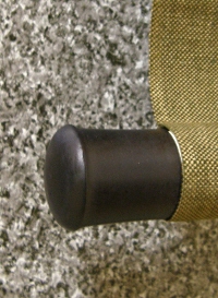 Roller End made of Ebony Wood (Kokutan)