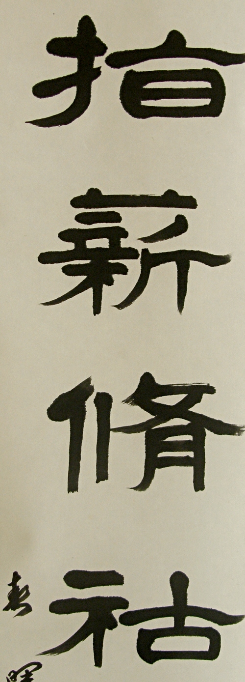 Kanji Drawing by Professional Calligrapher