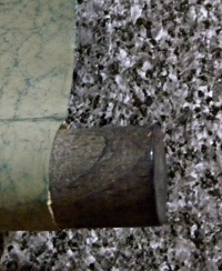 Wooden Kakejiku end