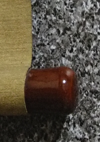 Lacquered Wood End