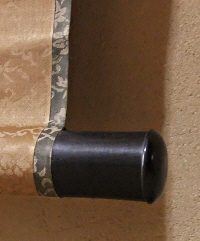 Kakemono End made of Black Ebony Wood (Kokutan)