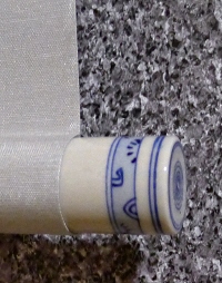Jikusaki Roller End made of Japanese Pottery
