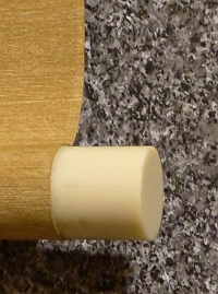 Jikusaki Roller End made of Hard Plastic