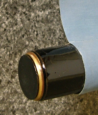 Lacquered Roller End