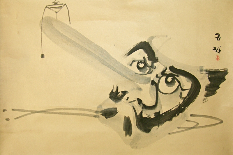 Tengu Men (Tingou Mask) & Yajirobei (Balancing Toy)