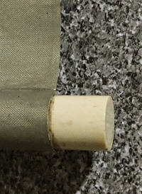 Kakemono End made of Staghorn (Deer Horn)