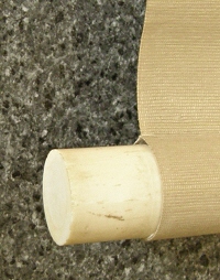 Roller End made from Antler