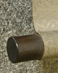 Roller End made of Ebony Wood