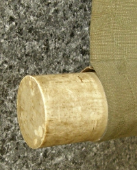 Roller end made from Antler