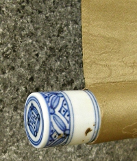 Roller End made of Japanese Pottery