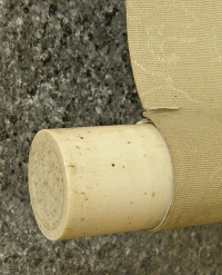 Roller End made from Antler