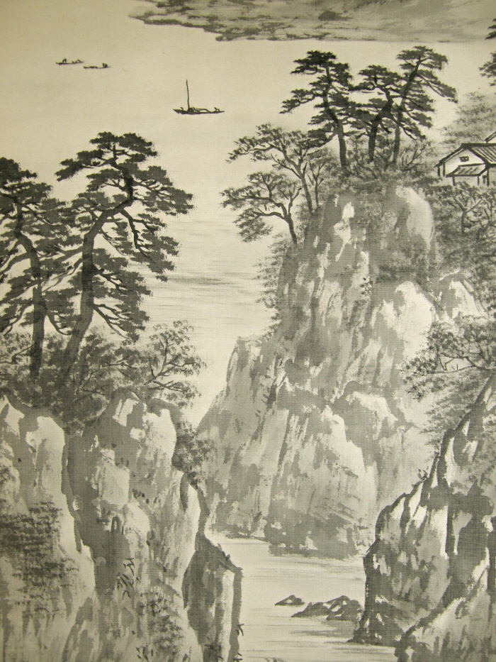 Japanese Sansui Landscape View