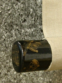 Lacquered Roller End made from Wood