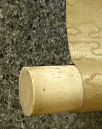 Roller End made from Antler