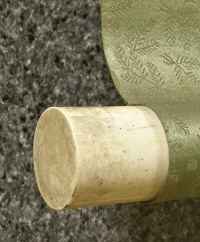 Roller End made from Antler