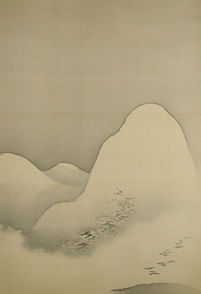 Mountains, Flying Geese