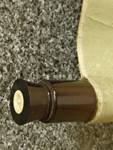 Roller End made of Ebony Wood