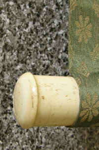 Kakejiku Roller End made from Antler