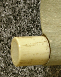 Roller End made from Antler