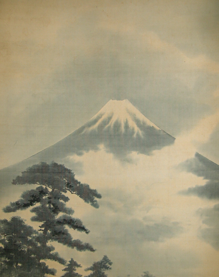 Mt. Fuji, Matsu Tree, Clouds