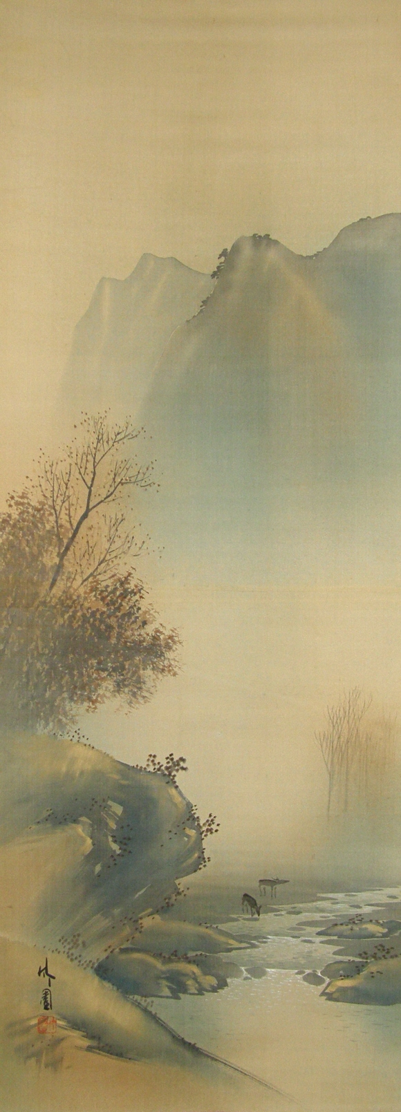 Japanese Mountain Stream View