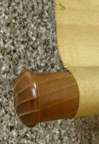Roller End made of Wood