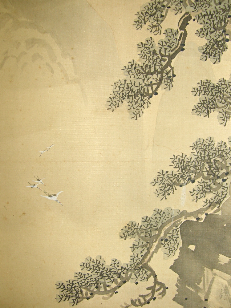 Matsu Tree, Flying Cranes