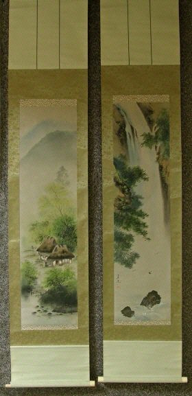 [ Landscape Views in Early Summer ] Twin Scrolls
