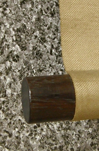 Roller End made of Ebony Wood (Shitan)