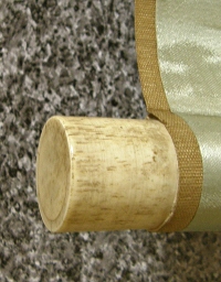 Roller End made from Staghorn (Deer Horn)