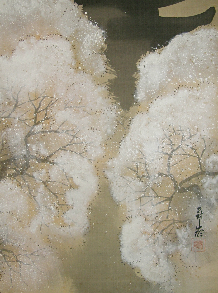 Sakura Flowers at Night