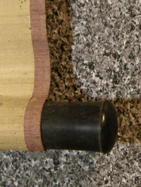 Roller End made of Black Ebony Wood