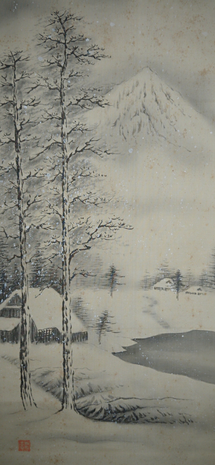 Mountain Village in Winter