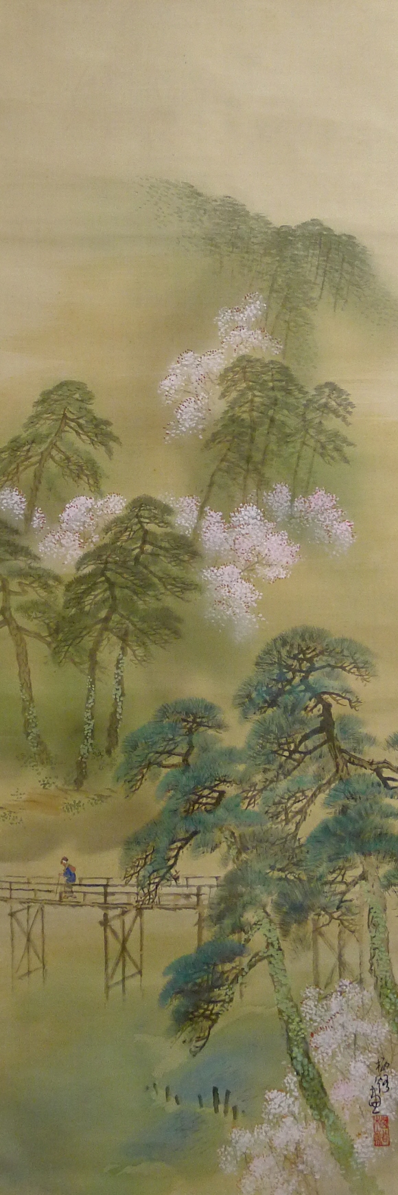 Landscape at Arashiyama in Kyoto in the Spring