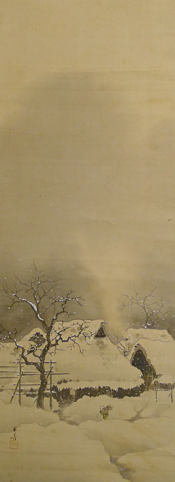 Farmer & Straw Dwellings