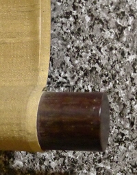 Jikusaki made of Shitan Ebony Wood