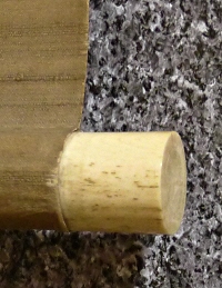 Jikusaki Roller End made of Zouge Ivory