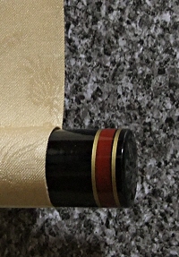 Wooden Kakemono End (Lacquered)