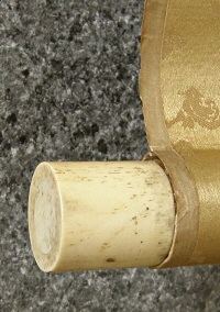Roller End made from Antler
