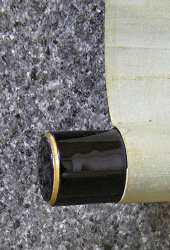 Urushi Lacquered Roller End