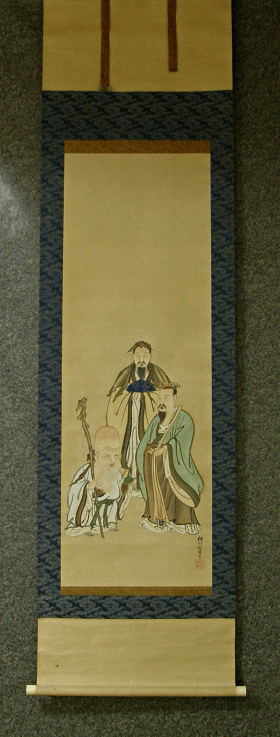[ Fukurokuju God ] Painted in 1854 by Kano Shoho